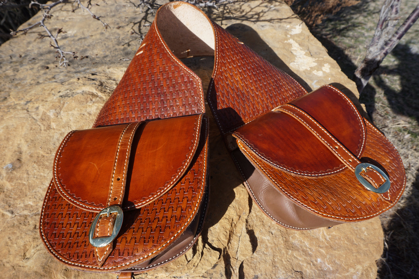 Large Saddle Bags #019