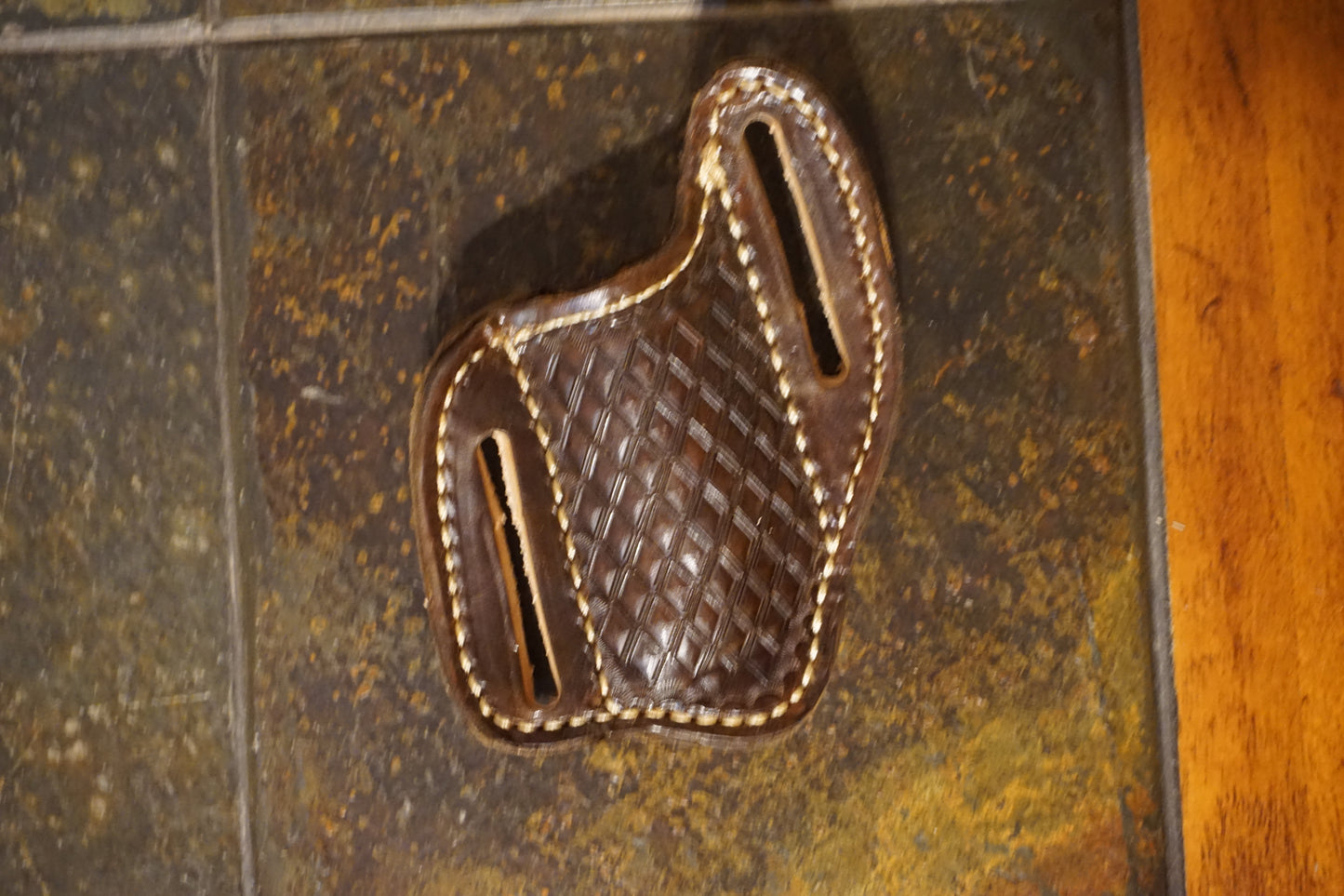 Leather Belt Knife Holder #033