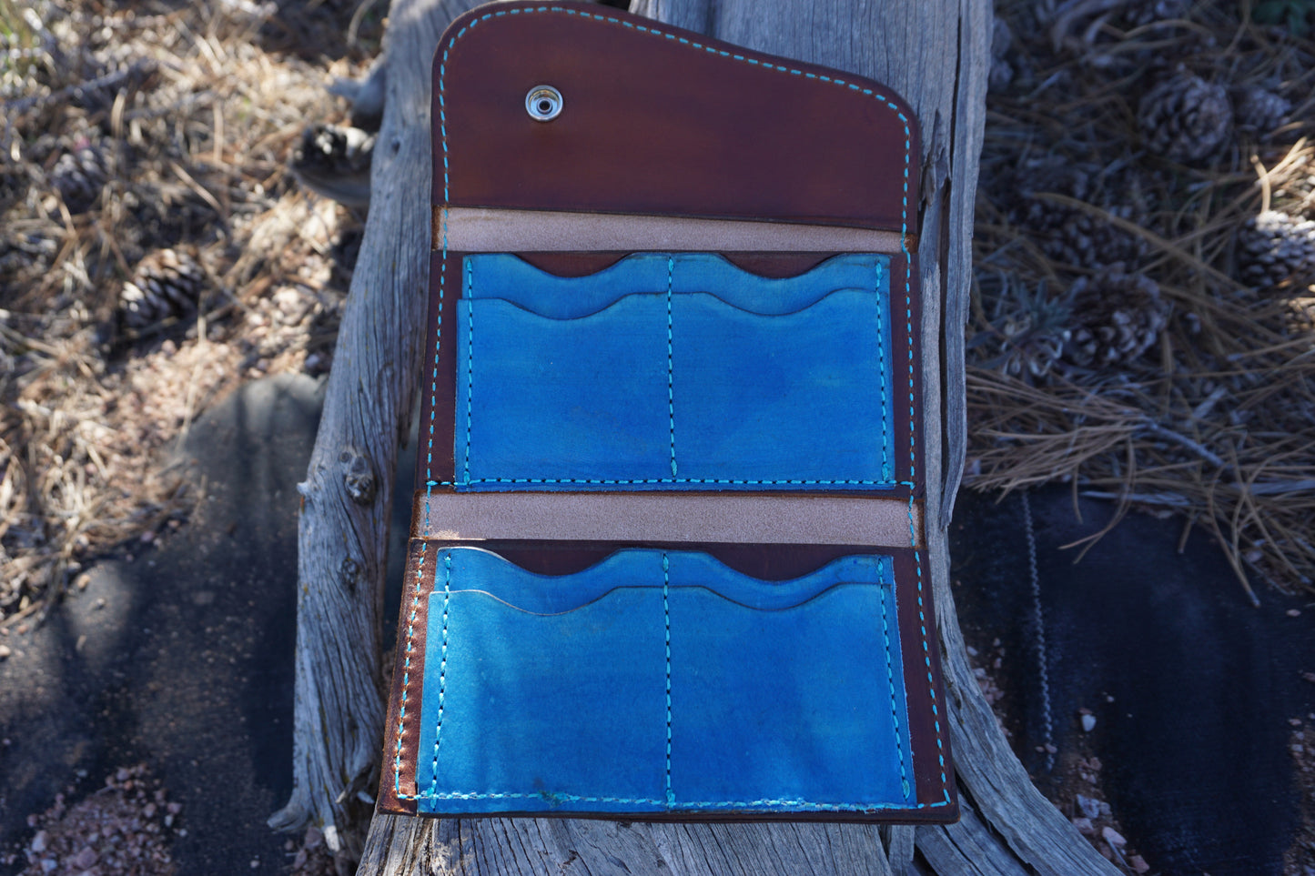 Leather card wallet