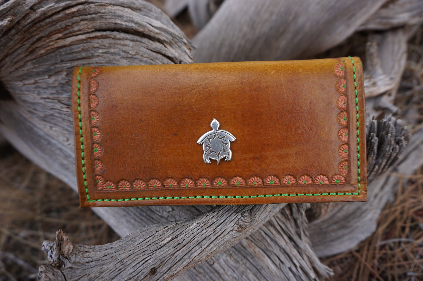 Leather Checkbook Cover #075