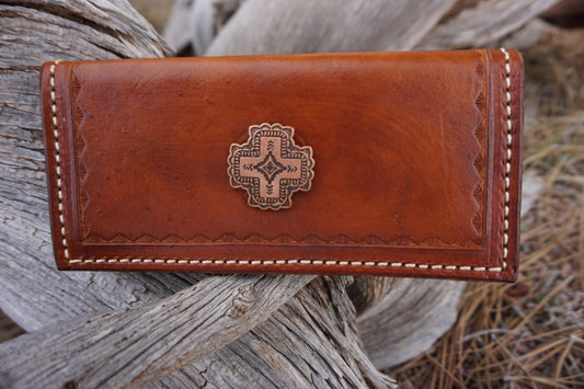 Leather Checkbook Cover #076