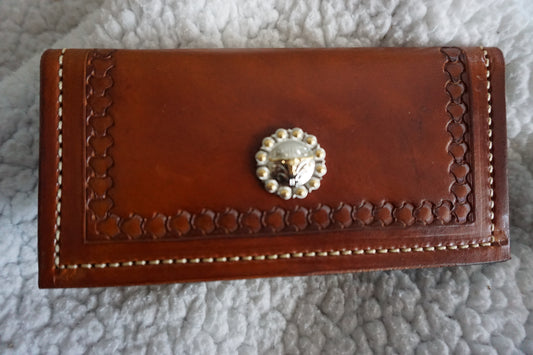 Leather Checkbook Cover #079