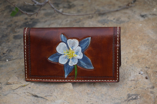 Leather Checkbook Cover #082