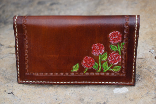 Leather Checkbook Cover #083