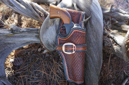 Holster - Two tone - hand painted