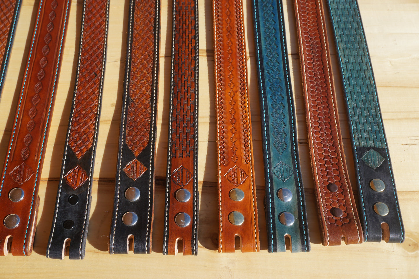 Hand Tooled leather Belts - Pattern