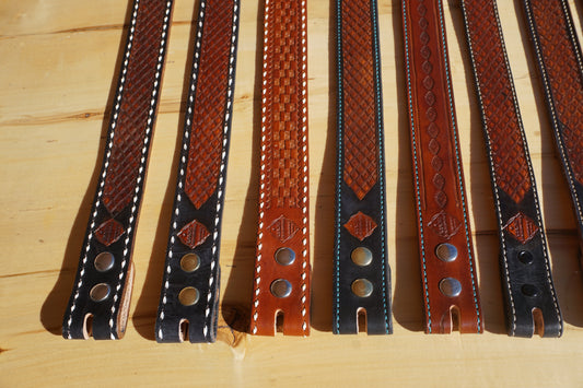 Hand Tooled leather Belts - Pattern