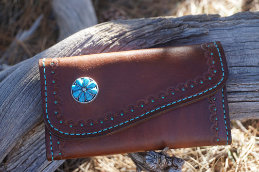 Leather card wallet