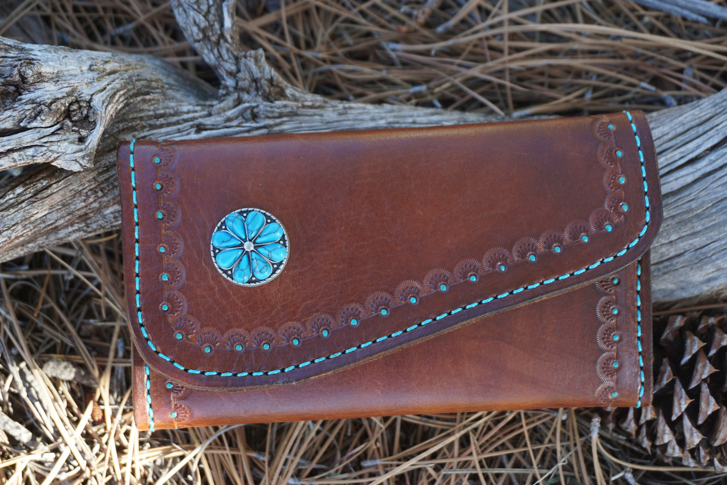 Leather card wallet