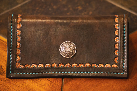 Leather Checkbook Cover #071