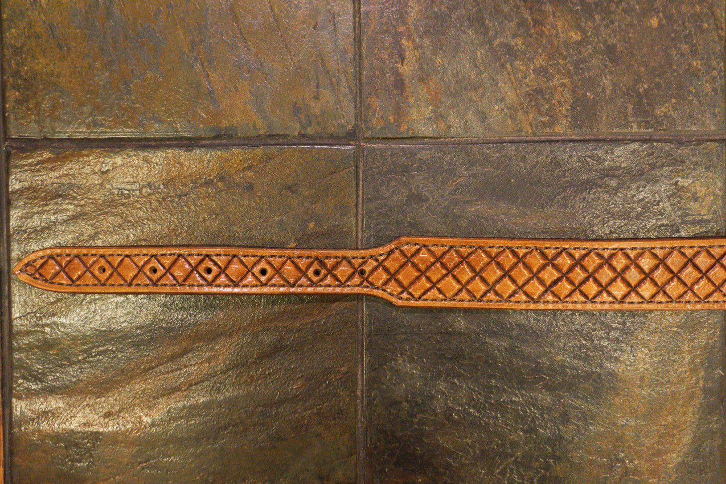 Hand Tooled Leather Belt