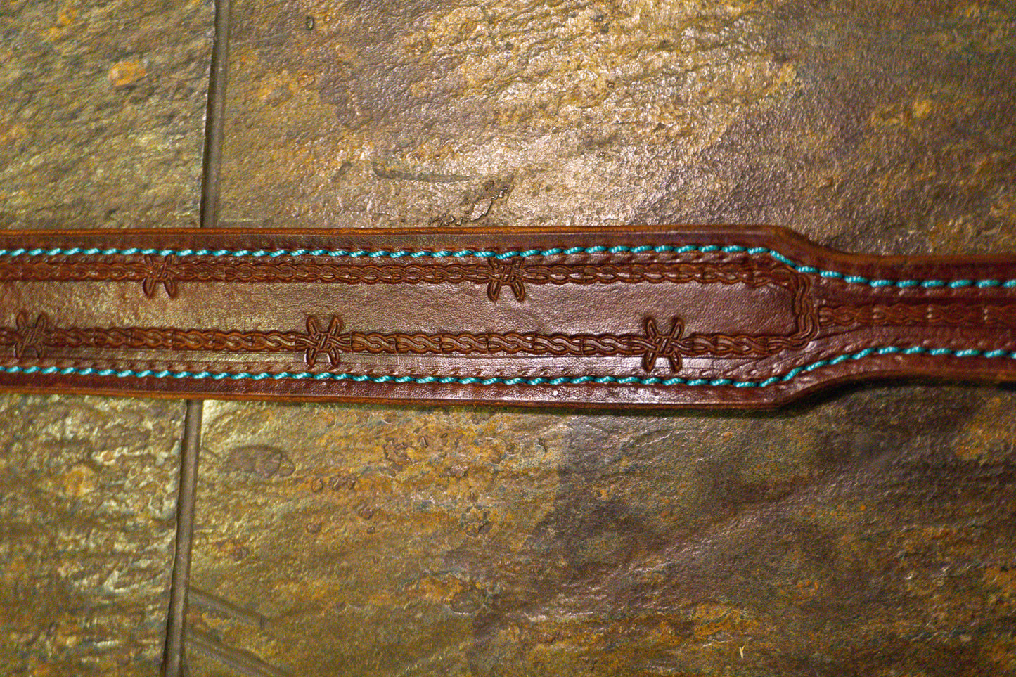 Hand Tooled Leather Belt